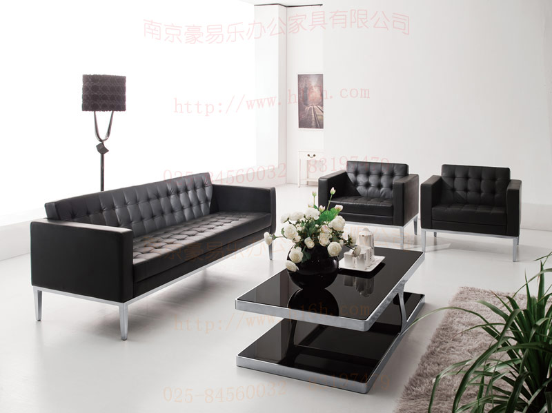 南京办公沙发017南京豪易乐办公家具
